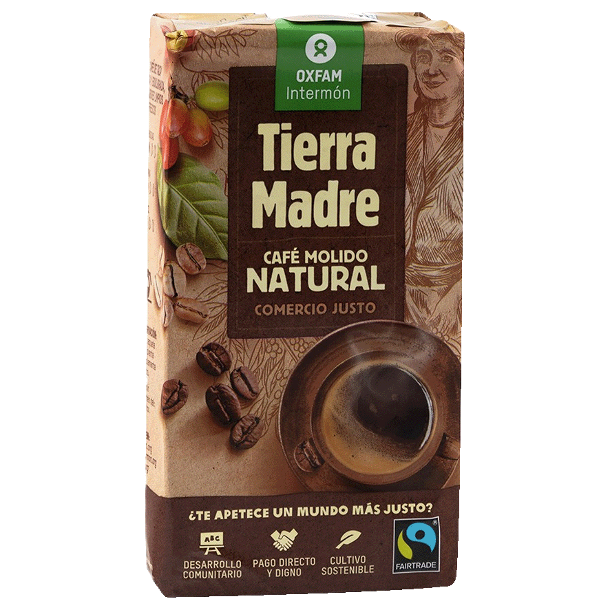 CAF&Eacute; MOLIDO NATURAL TIERRA MADRE 250 G.