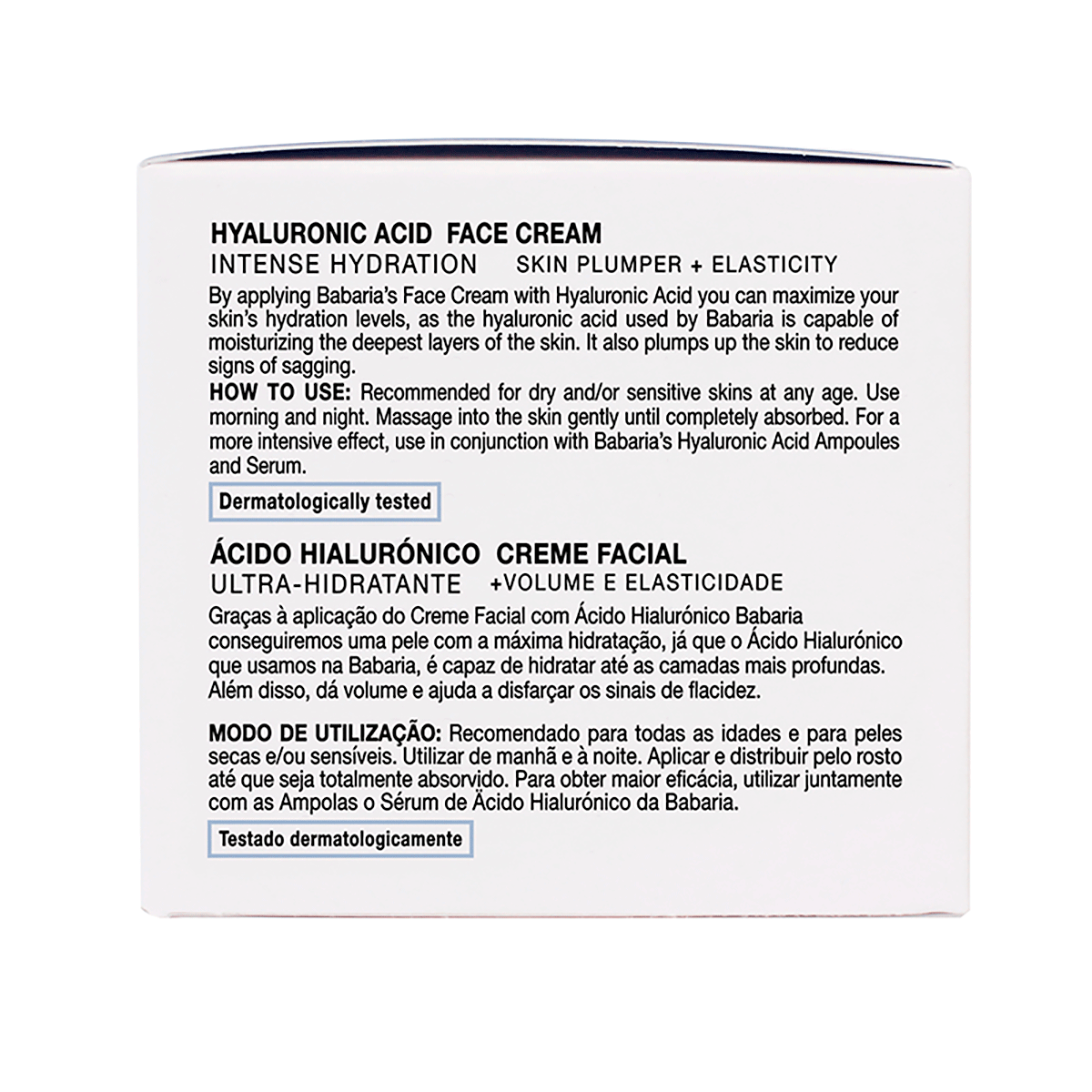 CREMA FACIAL CON &Aacute;CIDO HIALUR&Oacute;NICO 50 ML.