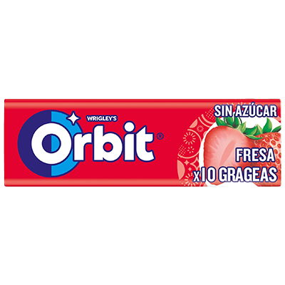 CHICLES SABOR FRESA 10 UDS.