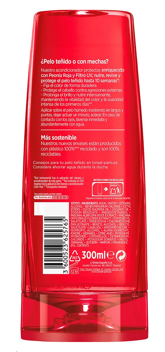 ACONDICIONADOR COLOR-VIVE 300 ML.