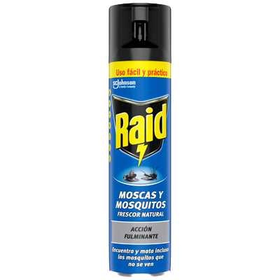 INSECTICIDA MOSCAS Y MOSQUITOS 400 ML.