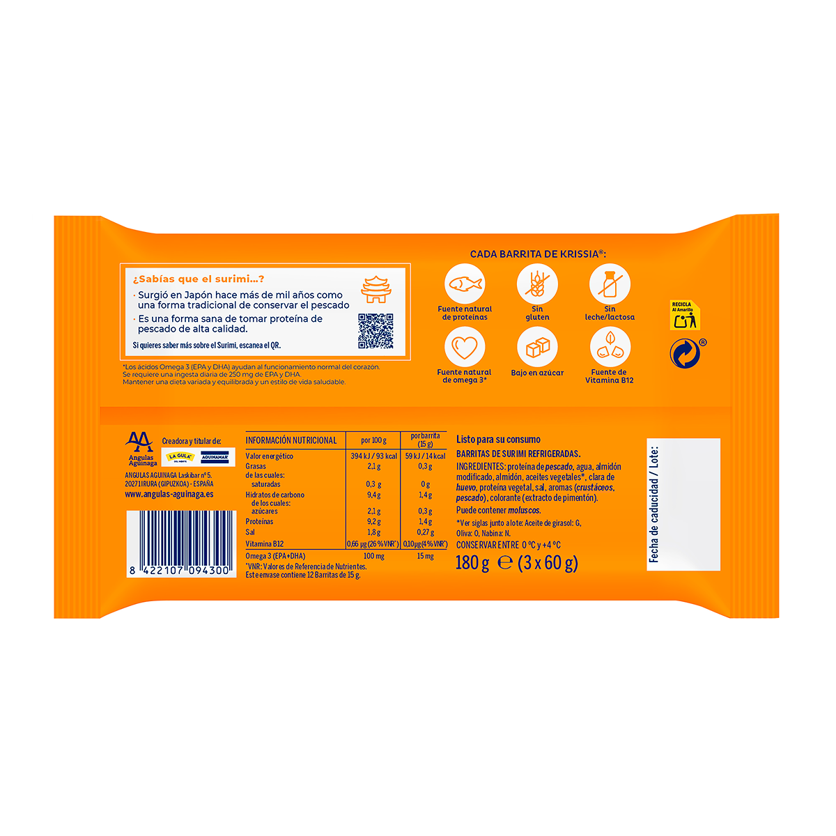 BARRITAS 180 G.