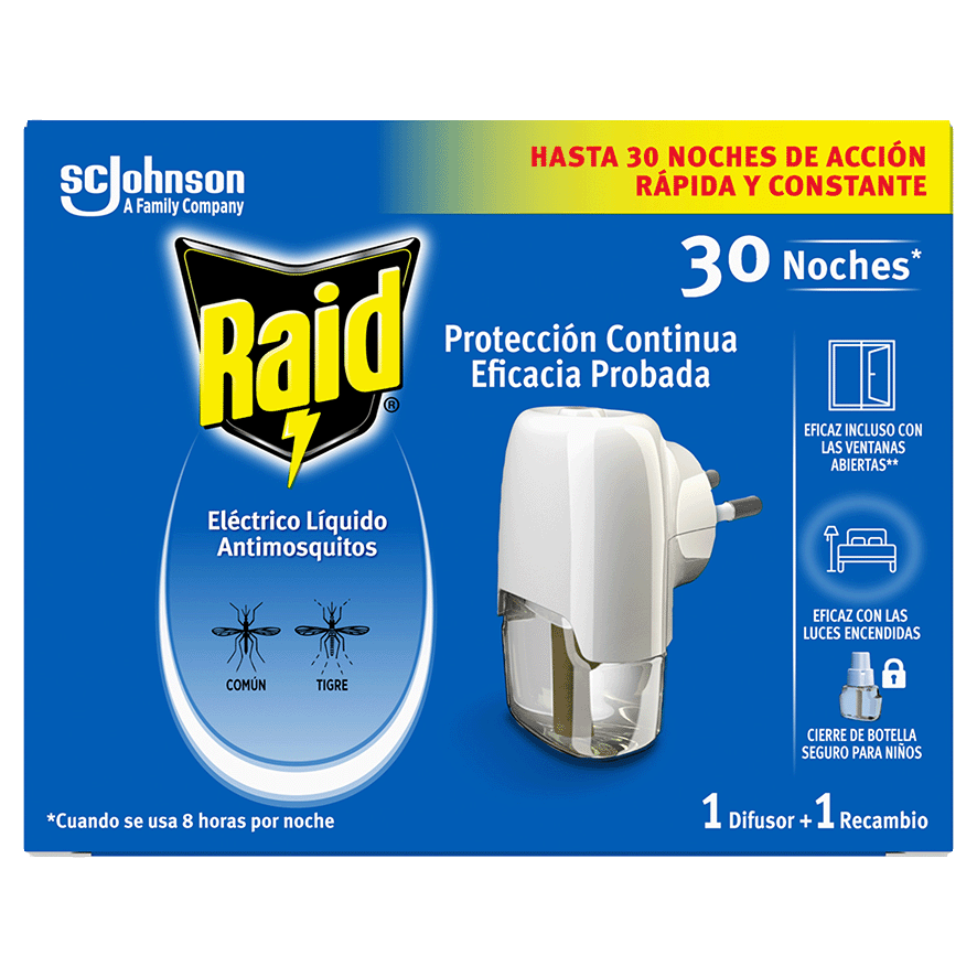 INSECTICIDA EL&Eacute;CTRICO ANTIMOSQUITOS 1 APA. + 1 REC.