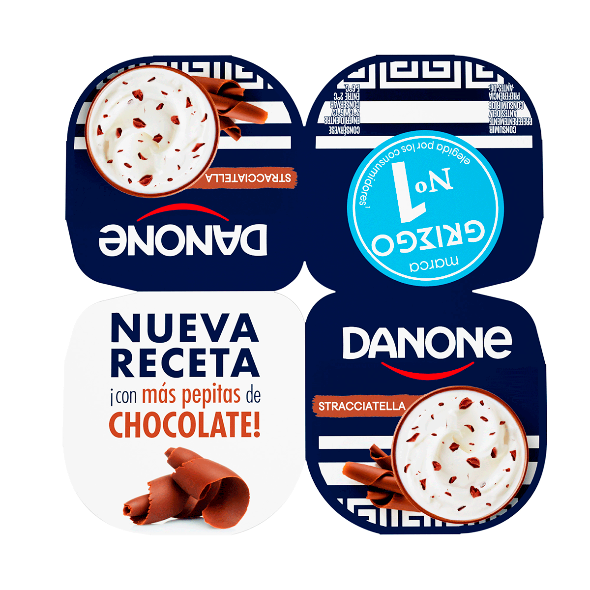 YOGUR GRIEGO STRACCIATELLA 110 G. PACK 4
