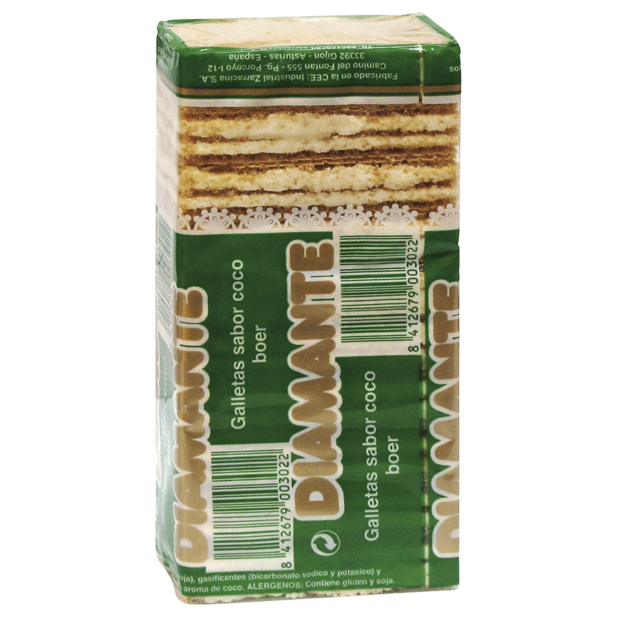 GALLETAS SABOR COCO BOER 200 G.