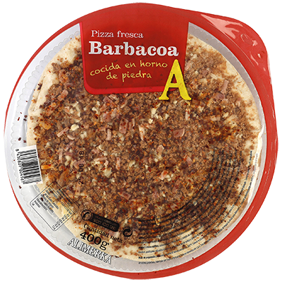 PIZZA BARBACOA 400 G.