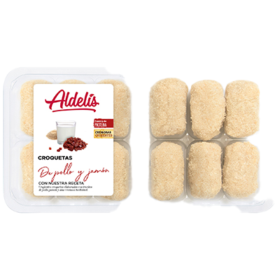 CROQUETAS DE POLLO Y JAM&Oacute;N 380 G.