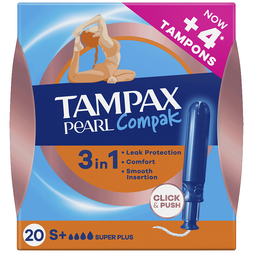 TAMPONES PEARL COMPAK SUPER PLUS 20 UDS.