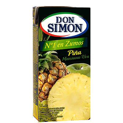 ZUMO DE PI&Ntilde;A Y UVA 1 LITRO