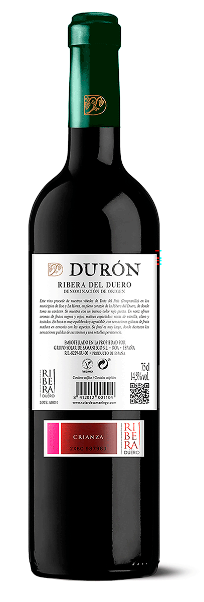 VINO RIBERA DEL DUERO 75 CL.