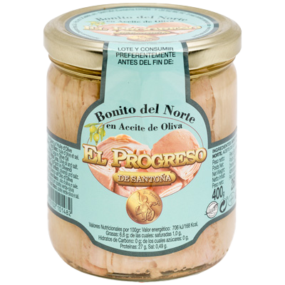 BONITO DEL NORTE EN ACEITE DE OLIVA 260 G.