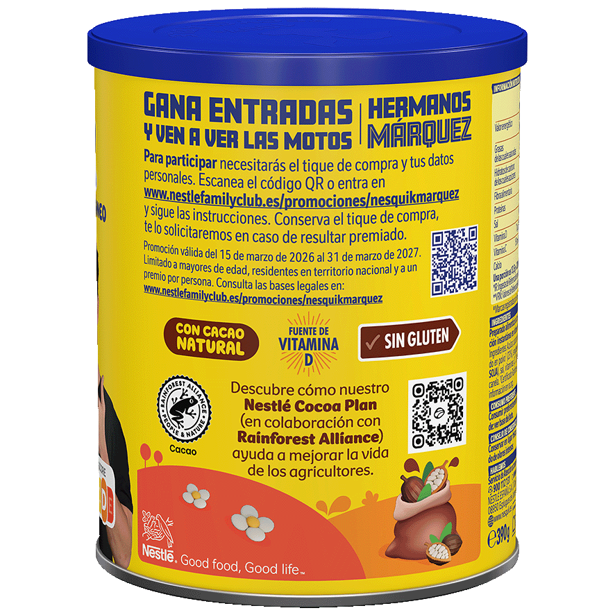 CACAO SOLUBLE INSTANT&Aacute;NEO 390 G.