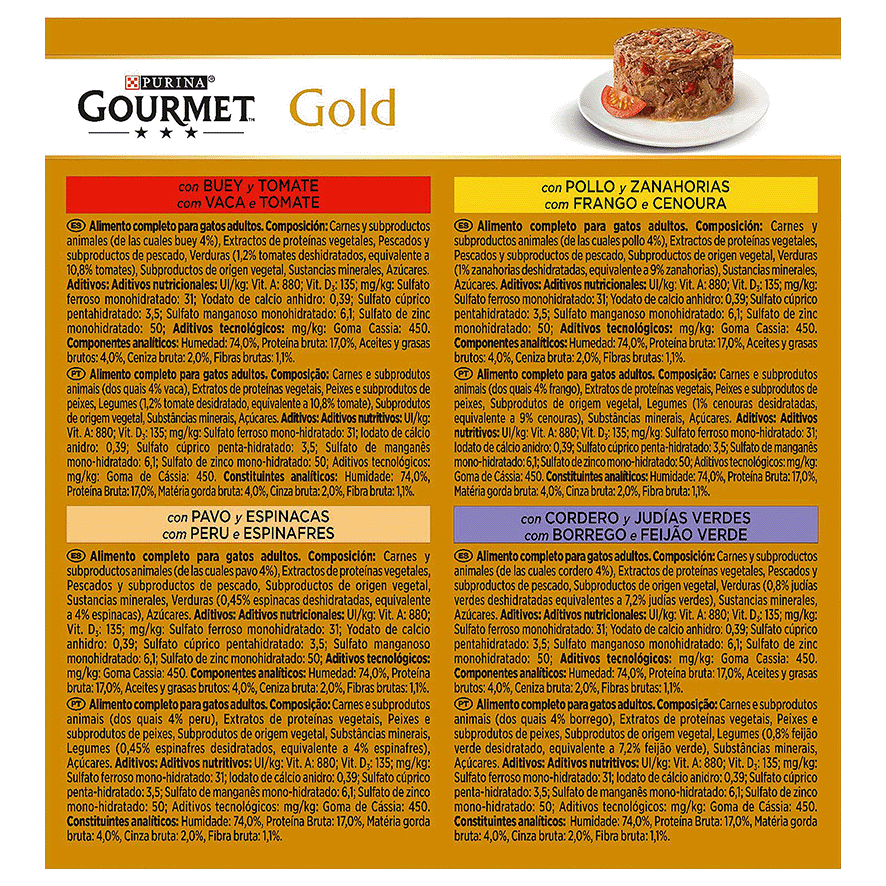 TARTELETTE SURTIDA GOLD 85 G. PACK 8