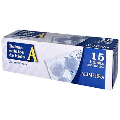 BOLSA PARA CUBITOS DE HIELO 15 UDS.