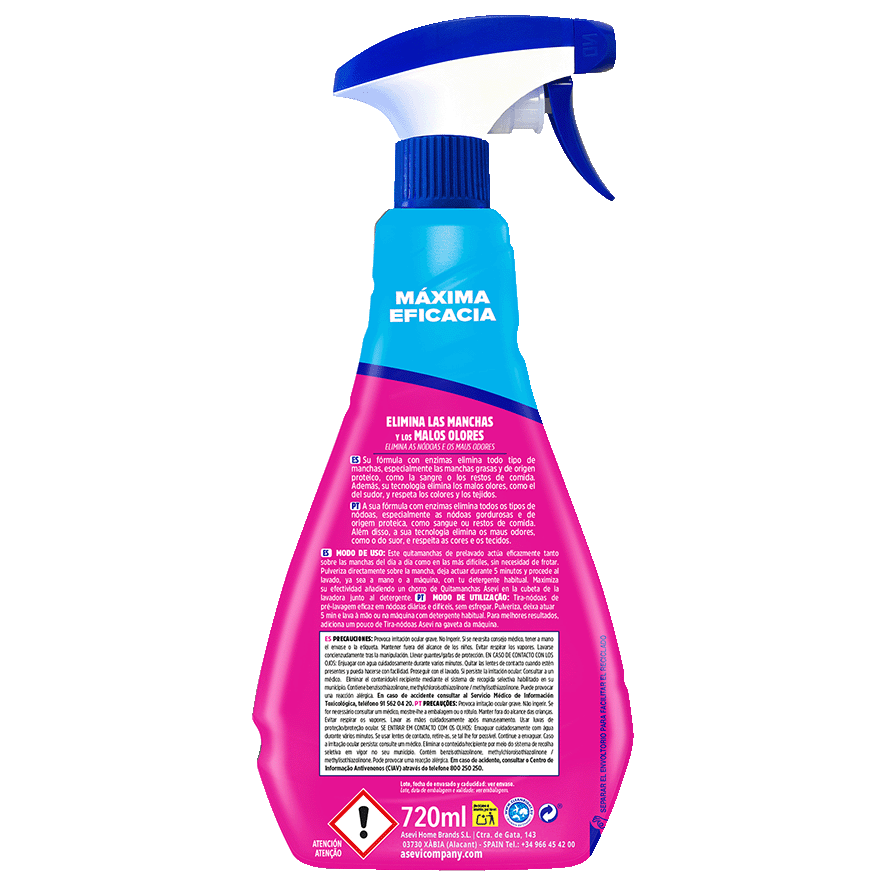 QUITAMANCHAS 720 ML.