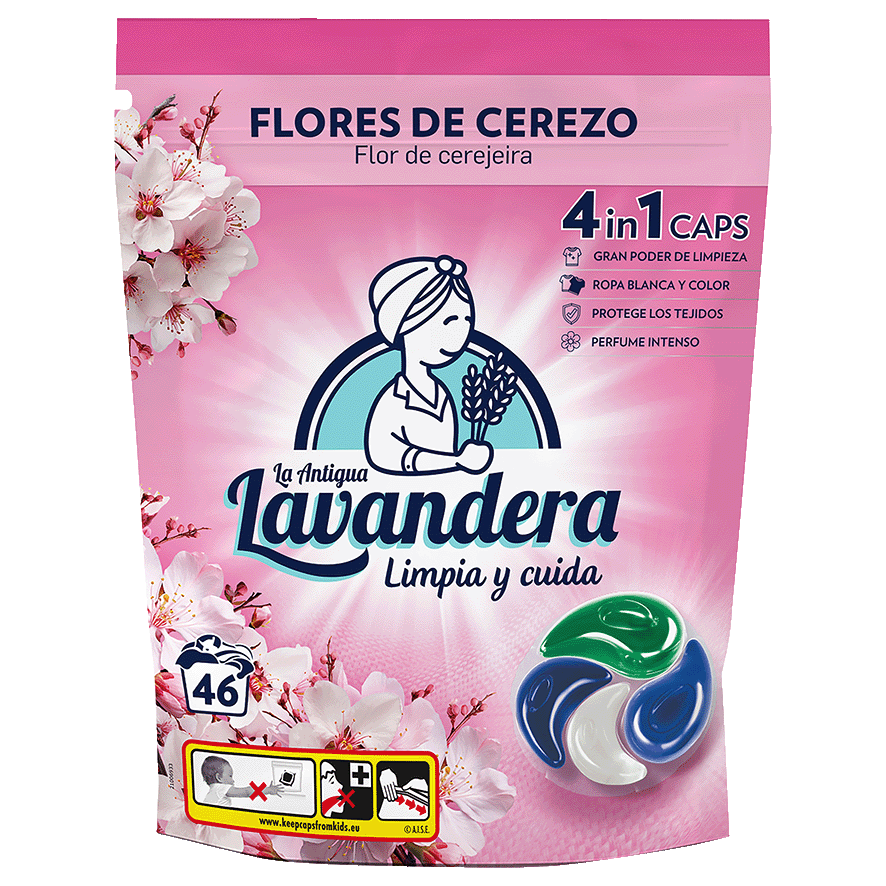 DETERGENTE FLORES DE CEREZO 46 CAPSULAS