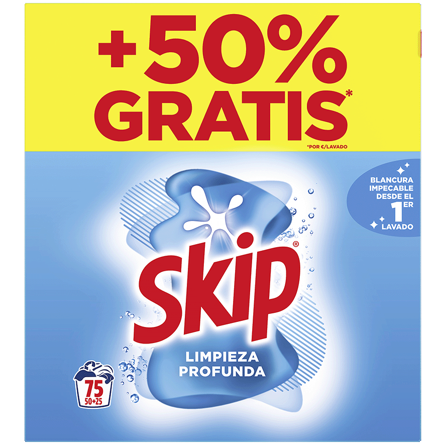 DETERGENTE EN POLVO 50 LAVADOS