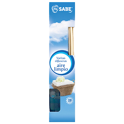 VARITAS DIFUSORAS AIRE LIMPIO 40 ML.