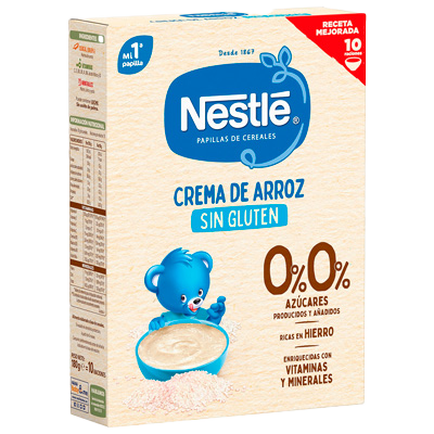 CREMA DE ARROZ SIN GLUTEN 180 G.