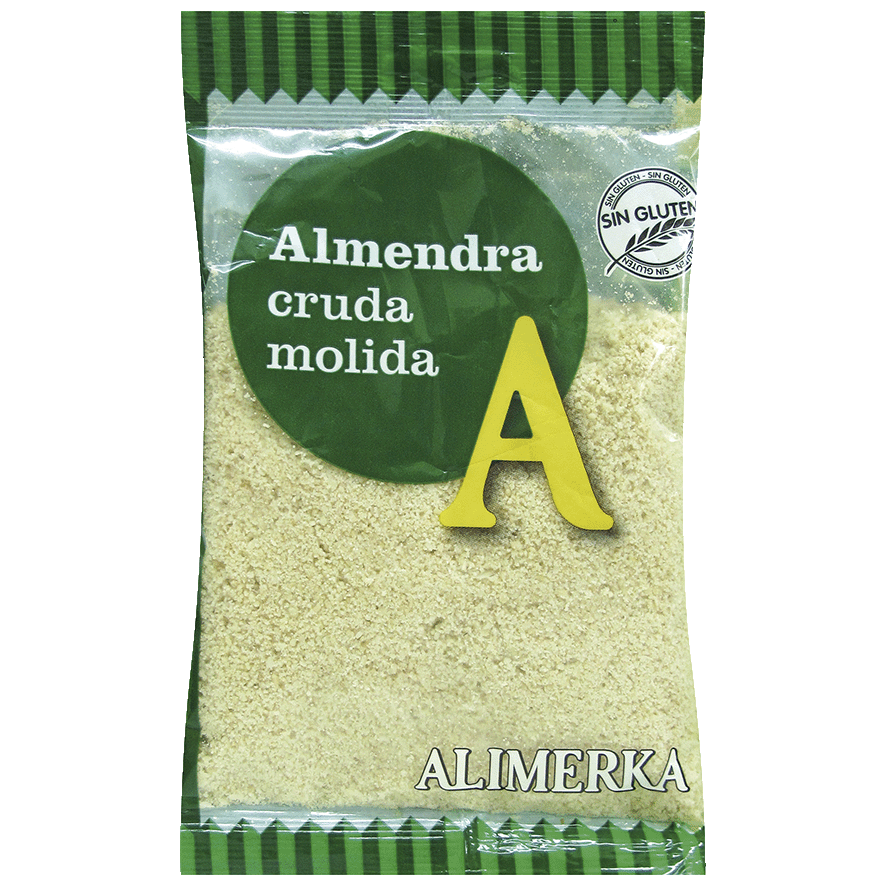 ALMENDRA CRUDA MOLIDA 125 G.