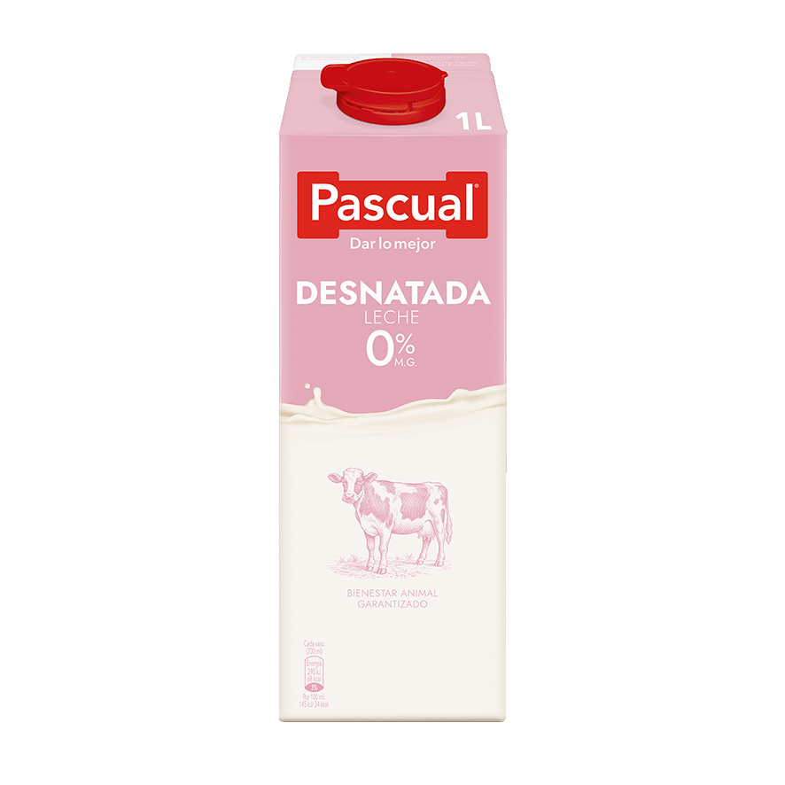 LECHE DESNATADA 0% M.G. 1 LITRO