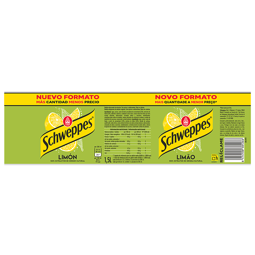 REFRESCO DE LIM&Oacute;N 1.5 LITROS