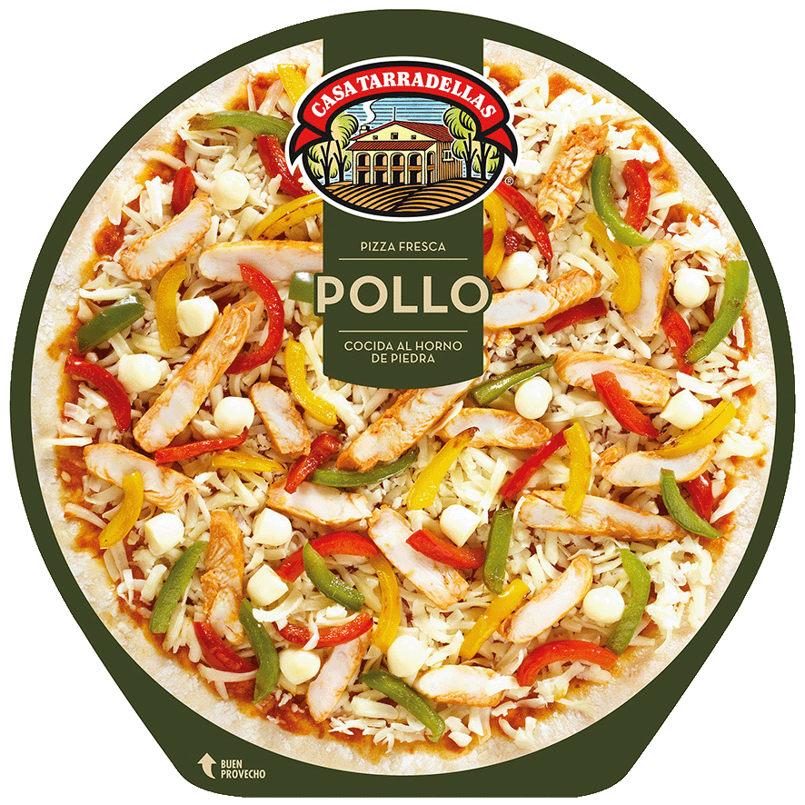 PIZZA DE POLLO 410 G.