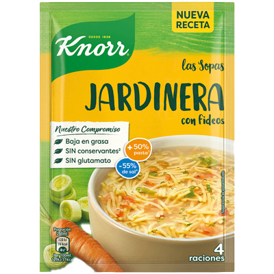 SOPA JARDINERA CON FIDEOS 1 SOBRE