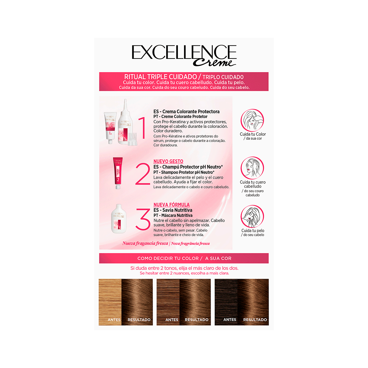 TINTE EXCELLENCE 6 RUBIO OSCURO 120 ML.