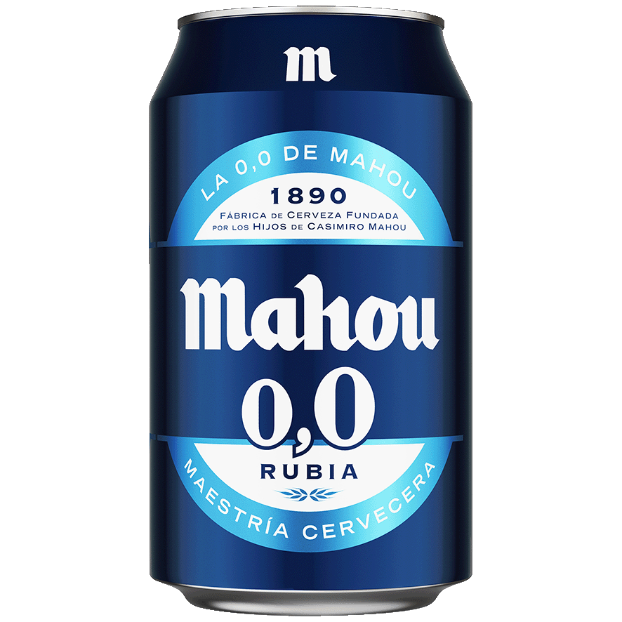 CERVEZA RUBIA 0,0 33 CL.