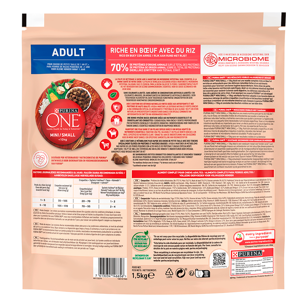 COMIDA PARA PERROS ADULT 1,5 KILOS