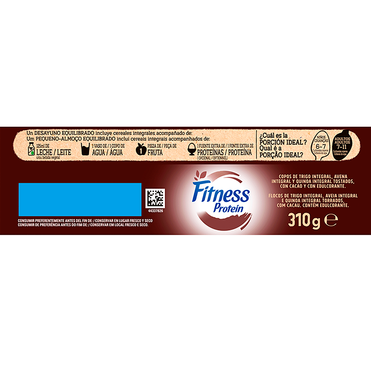 CEREALES DE PROTEINA CON CACAO 310 G.