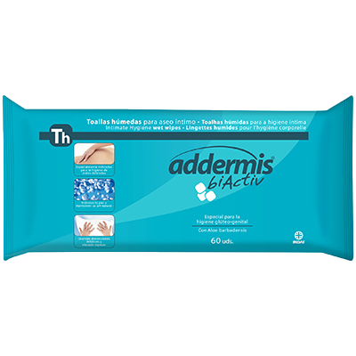 TOALLITAS H&Uacute;MEDAS BIACTIV 60 UDS.