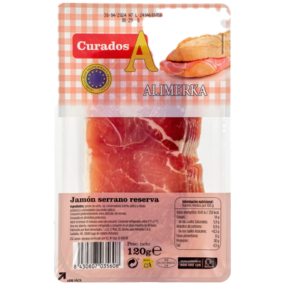 JAM&Oacute;N SERRANO RESERVA 120 G.