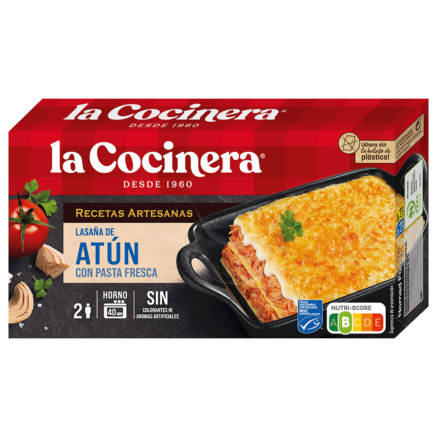LASA&Ntilde;A DE ATUN 500 G.