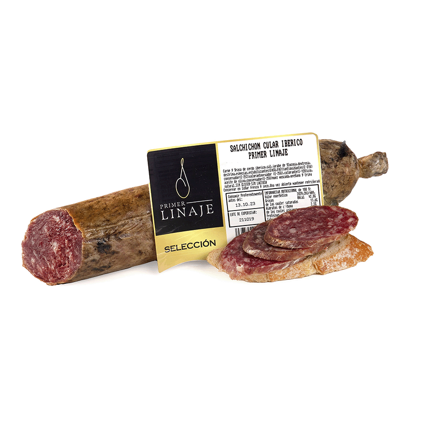 SALCHICH&Oacute;N IB&Eacute;RICO CULAR 450 G. APROX.