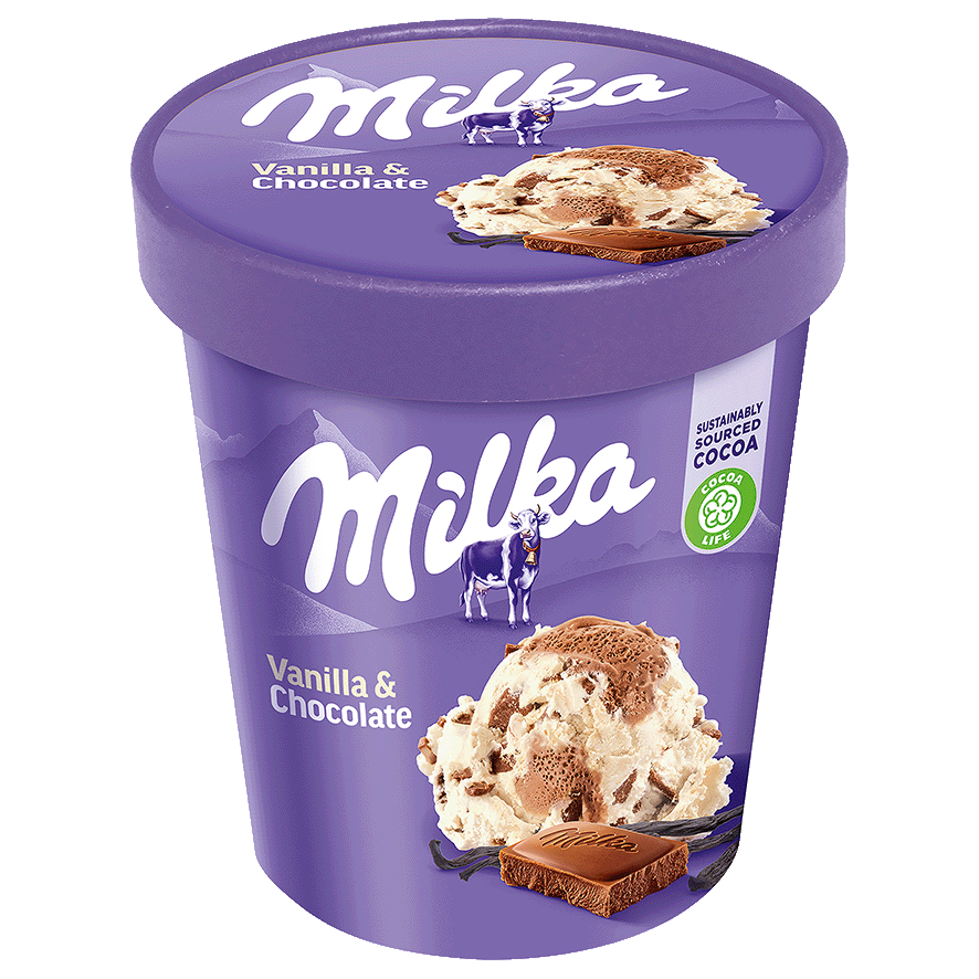 HELADO DE VAINILLA Y CHOCOLATE 425 ML.