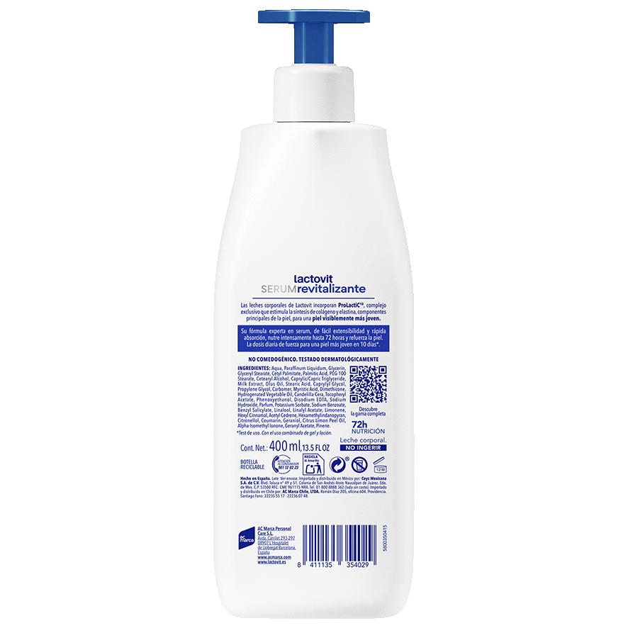 LECHE CORPORAL 400 ML.