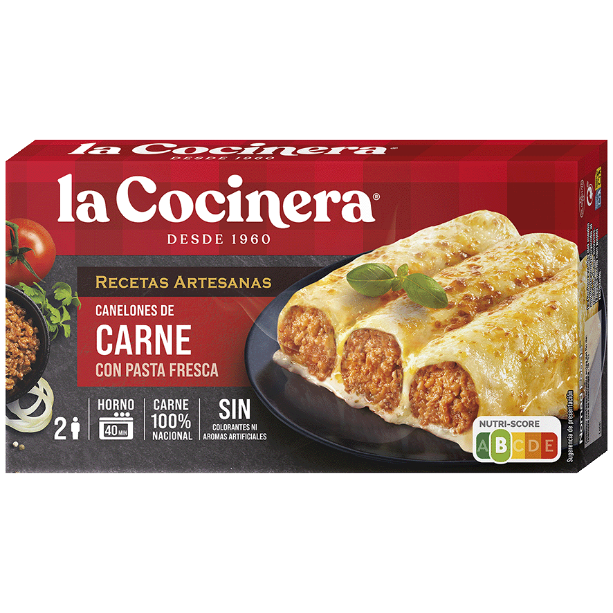 CANELONES DE CARNE 500 G.