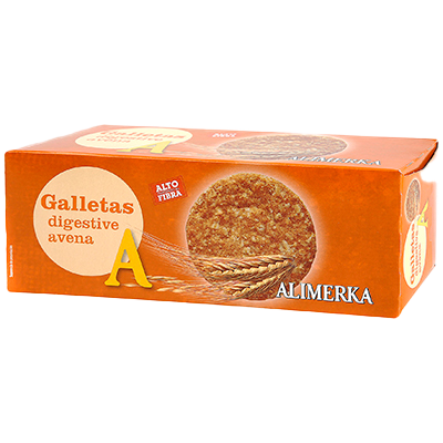 GALLETAS DIGESTIVE AVENA 425 G.