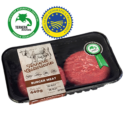 TERNERA ASTURIANA BURGER MEAT 440 G.