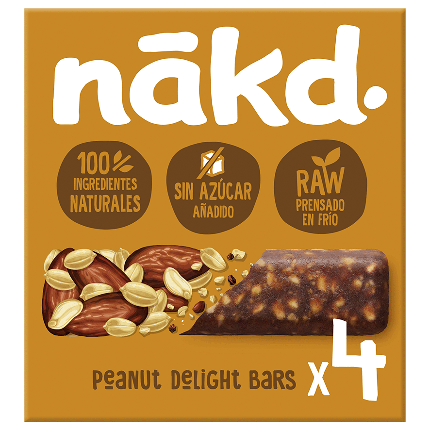 BARRITAS DE CEREALES PEANUT DELIGHT 140 G.