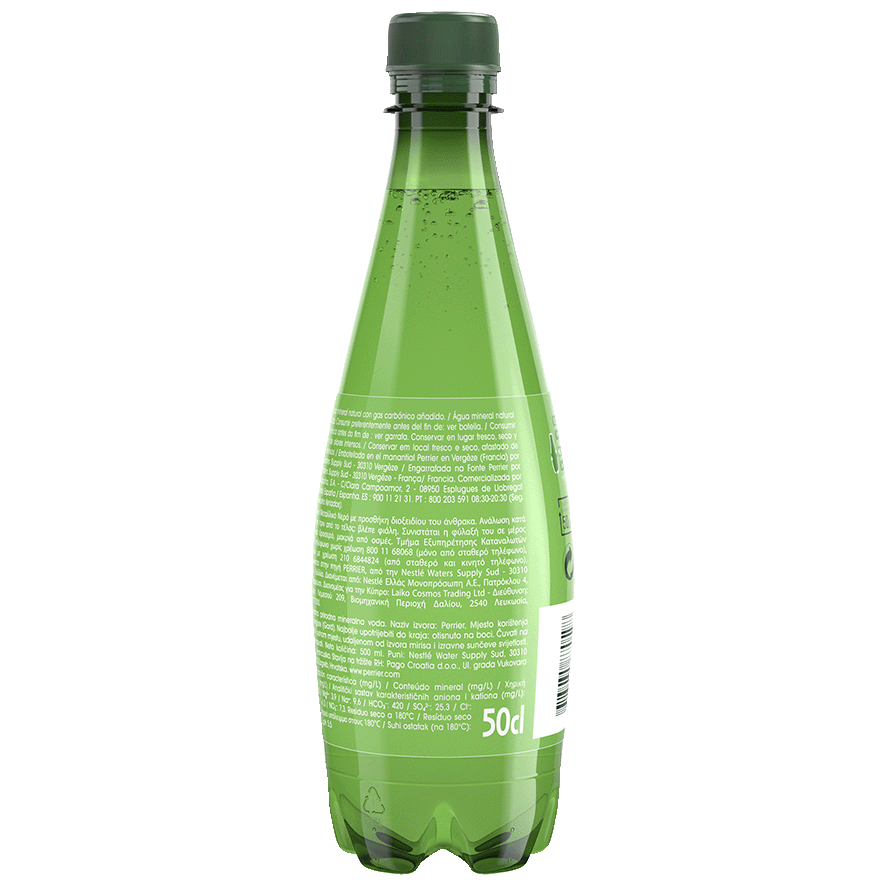 AGUA MINERAL CON GAS 50 CL.