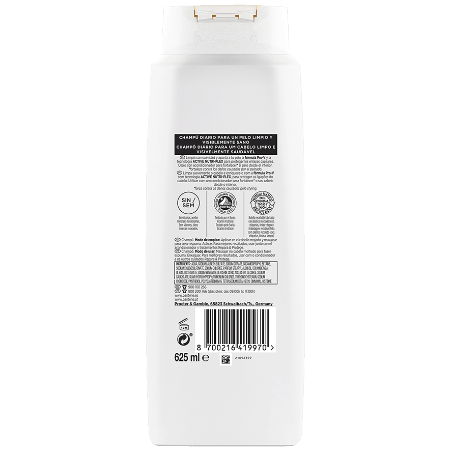 CHAMP&Uacute; REPARA & PROTEGE 625 ML.
