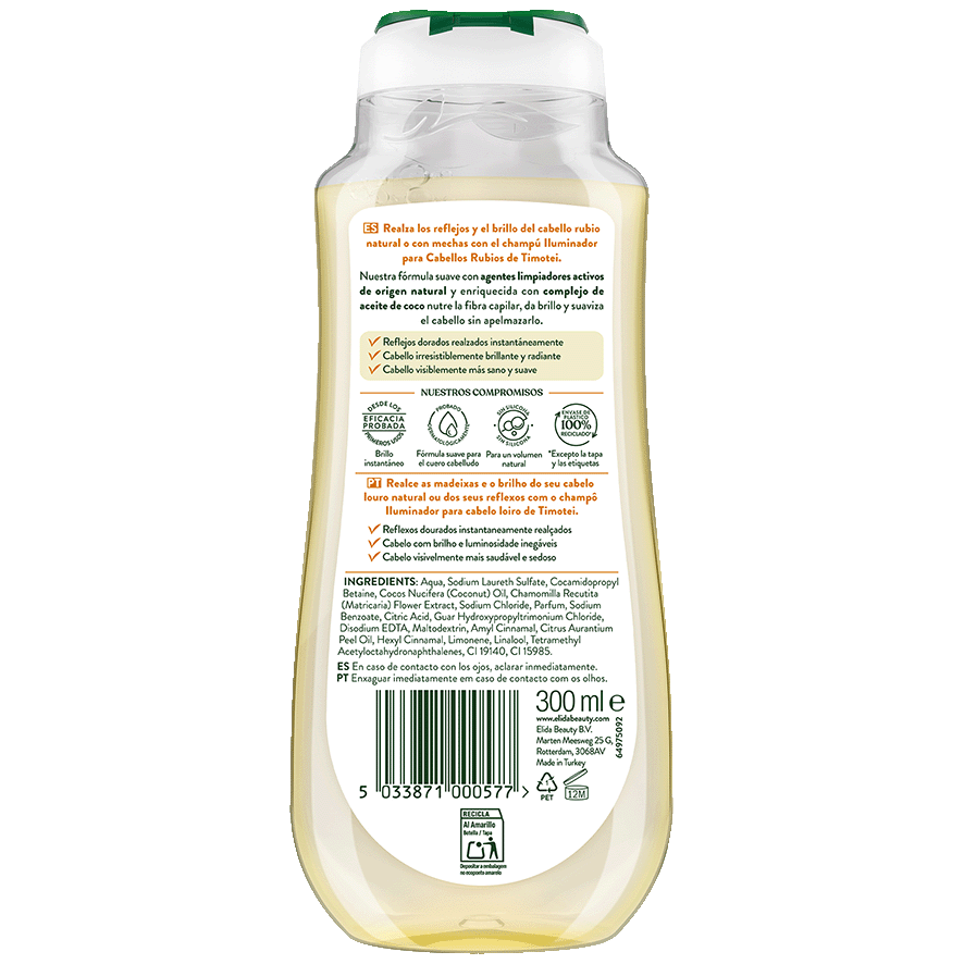 CHAMP&Uacute; ILUMINADOR 300 ML.