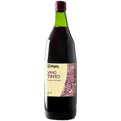 VINO JOVEN, TINTO 1 LITRO