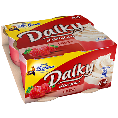 POSTRE DE FRESA 100 G. PACK 4
