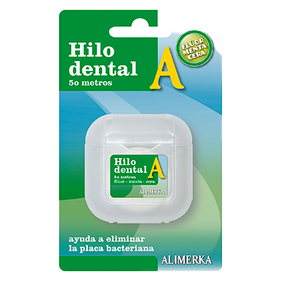 HILO DENTAL FLUOR-MENTA-CERA 50 METROS