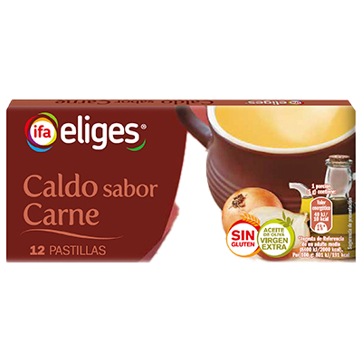 CALDO SABOR CARNE 12 PASTILLAS