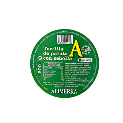 TORTILLA CON CEBOLLA 500 G.